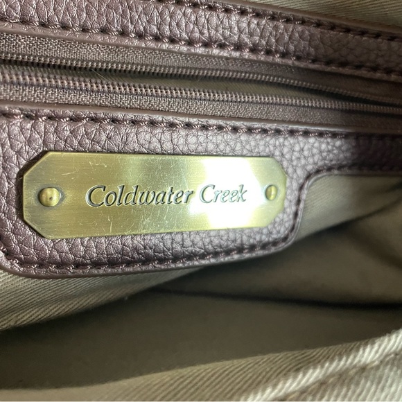 Coldwater Creek bronze pebbled leather hobo bag - Picture 7 of 8